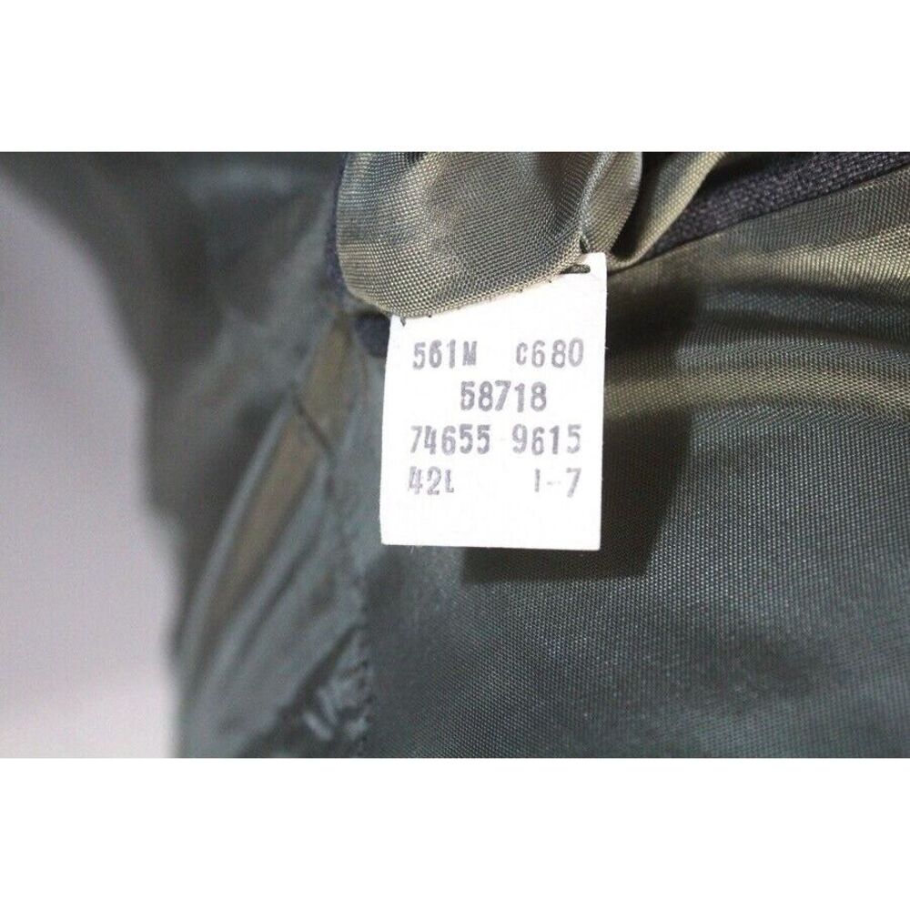 mens gray Vintage 80s Levis 2pc Pant Action Suit knit business‎ retro usa 42 L - Picture 9 of 13